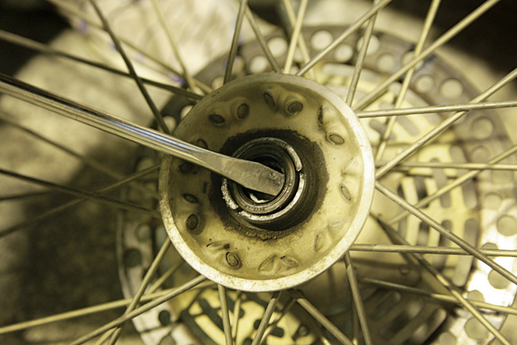 replacing bicycle wheel bearings