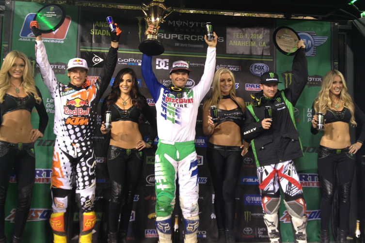 Chad Reed Wins Anaheim 3 - Transmoto