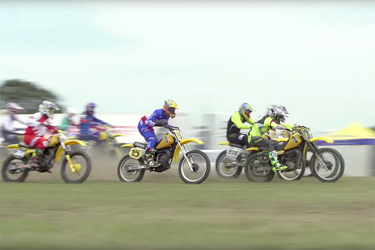Brett Cue & Jimmy Albertson Go Vintage Transmoto