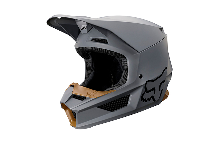 Stone Matte Fox Racing 2019 V1 Helmet Visor Large