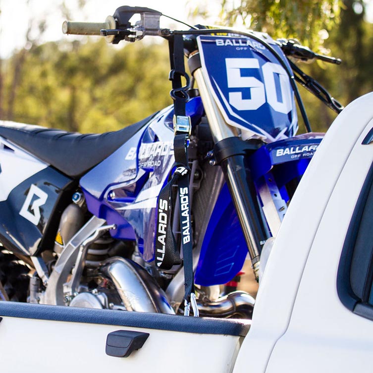 Ballards NEW Mx Motocross Dirt Bike Transport Nylon Tie Downs