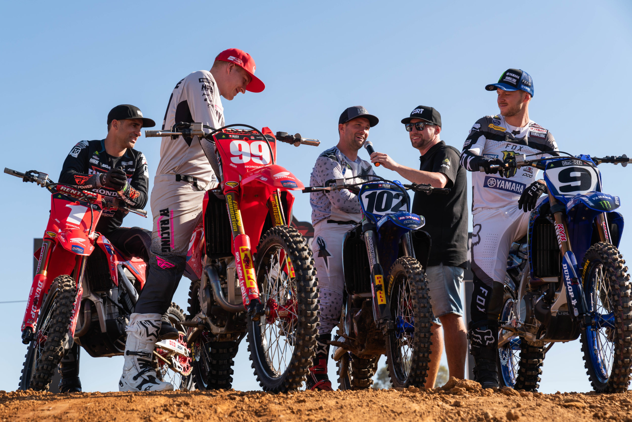 2022 Aussie SX Red Corner vs Blue Corner Transmoto