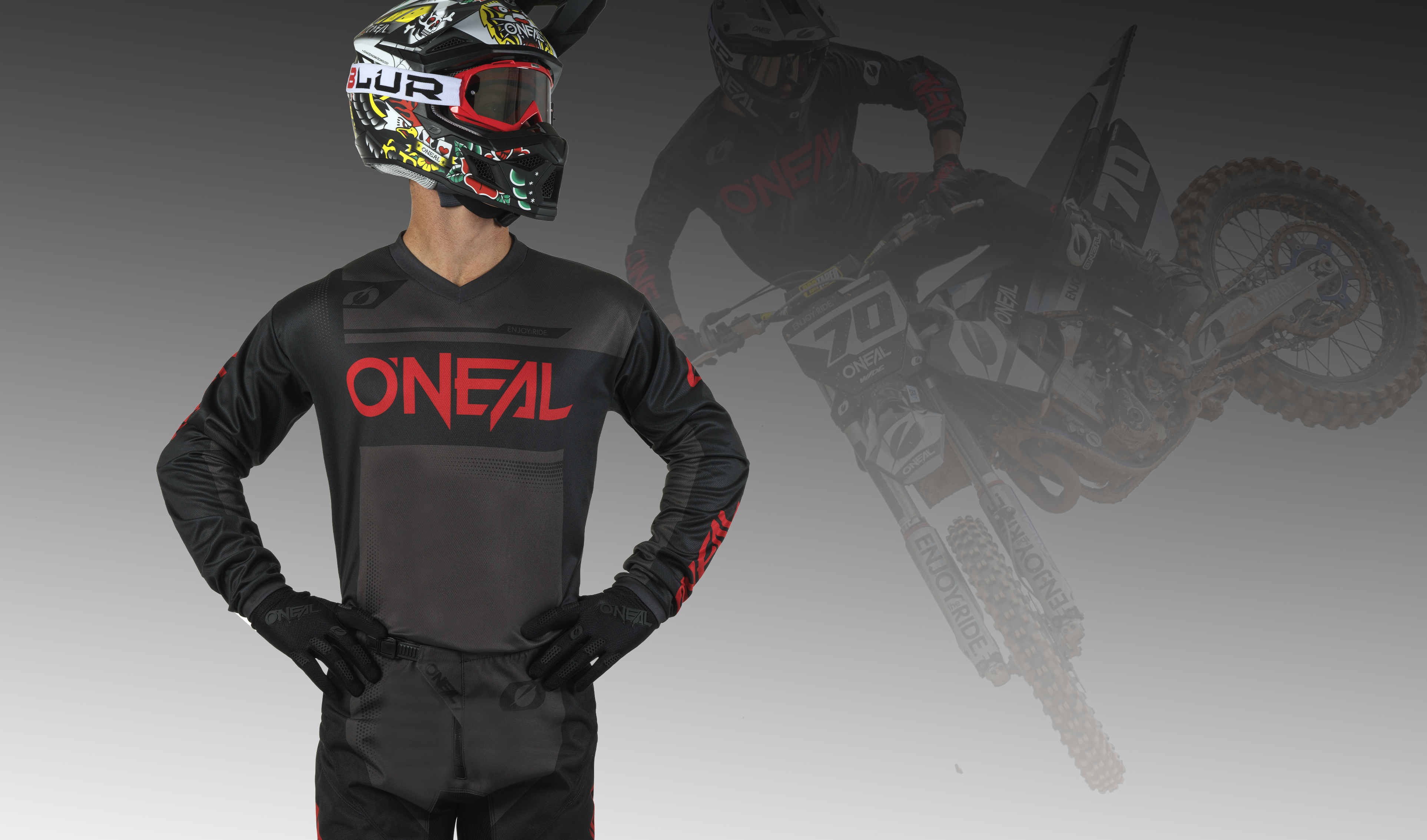 Kenny Track Dirt 2025 Motocross Gear Combo White