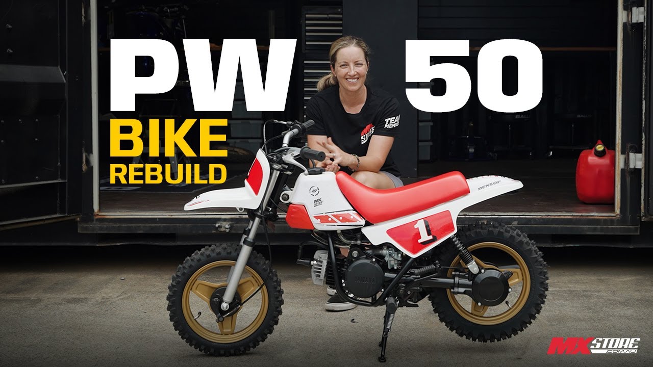 WATCH: MXSTORE'S YAMAHA PW50 BUILD - Transmoto