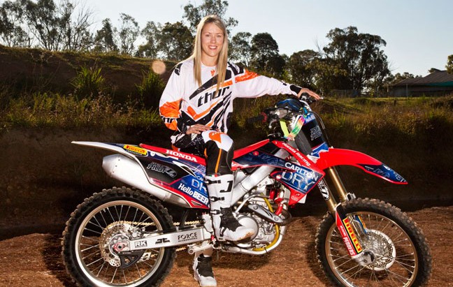 Aussie FMX star Emma McFerran signs with Carlton Dry Honda Thor Racing ...